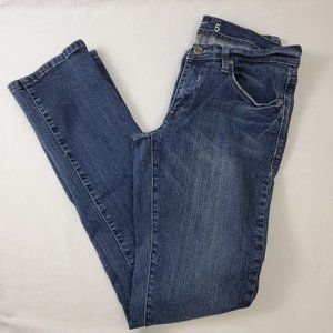 eoeo Skinny Low Rise 5 Pocket Jeans Blue Size 5